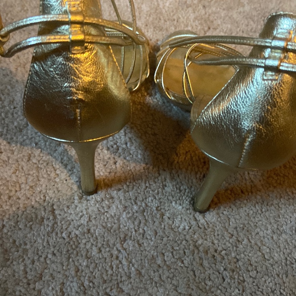 Guess Marciano gold strap heel